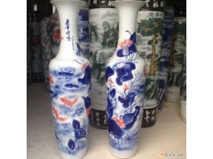 供应手工陶瓷大花瓶，手绘青花瓷大花瓶